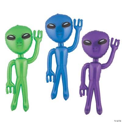 Fun Express - Wholesale Inflatable Toy - Kids & Baby - 36 IN INFLATE ALIEN1