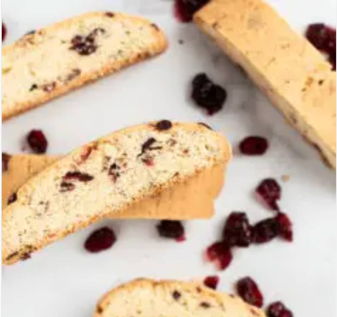 Bisousweet - Vente Biscuits - Biscotti aux canneberges et à l'orange