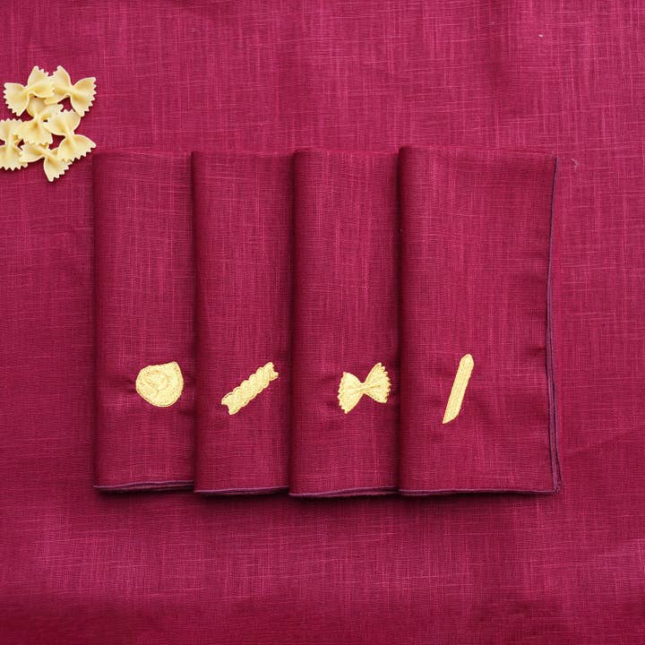 Giardino Segreto – Guardanapo e pano de jantar por atacado – Guardanapo em puro linho PASTA1