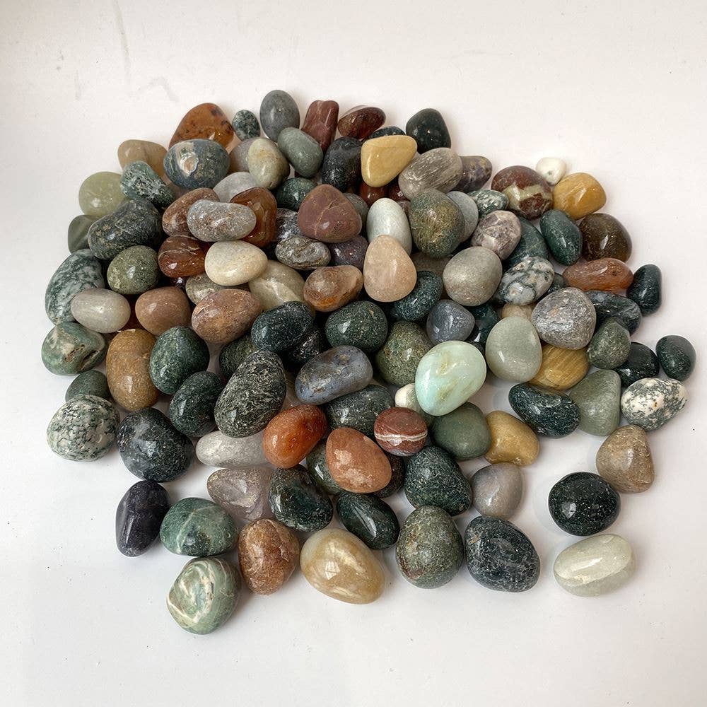 Heaven Spring Ltd – wholesale Spiritual stone/crystal – Mixed Tumbled Crystals, Small, 16-30mm,1kg2