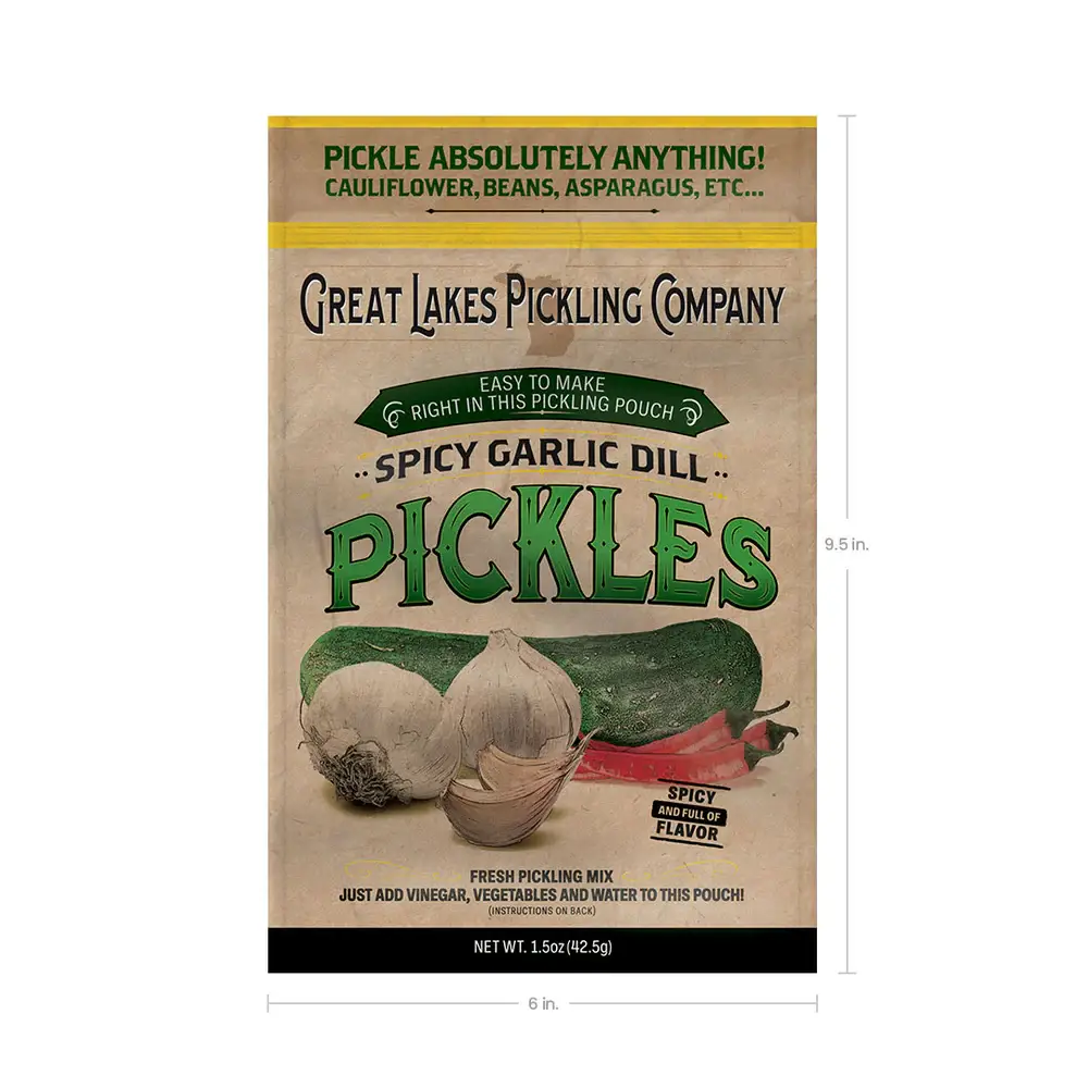 Great Lakes Pickling Company LLC - Wholesale Pickled Vegetables - Best Sellers - Pickling Pouch Variety Bundle (New!)3