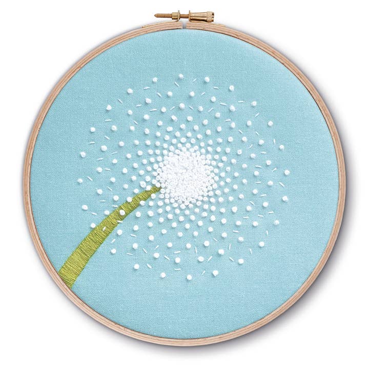 Oh Sew Bootiful - Wholesale Embroidery/Cross Stitch Supplies - Dandelion Handmade Embroidery Pattern Fabric Pack