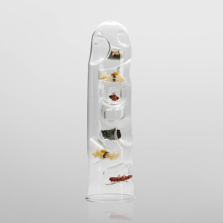 BORO GLASS TOWER 7 APPERITIVE for wholesale by Catalonia Plates, Inc.