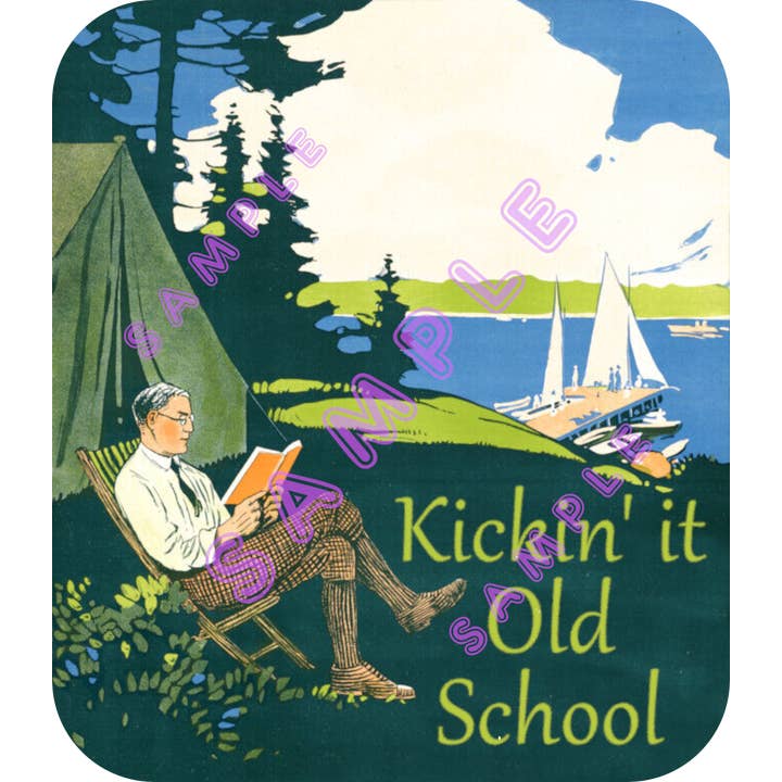 OLD SCHOOL Retro / Vintage Style Vinyl Sticker KOS for wholesale by Hilda74 Retro Designs