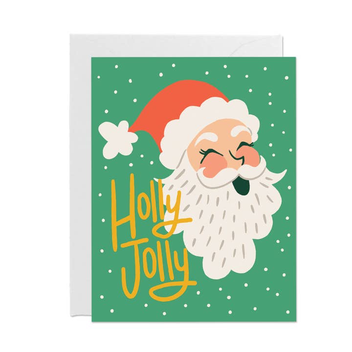 Holly Jolly jultomtekort för wholesale av Punch Bowl Paper