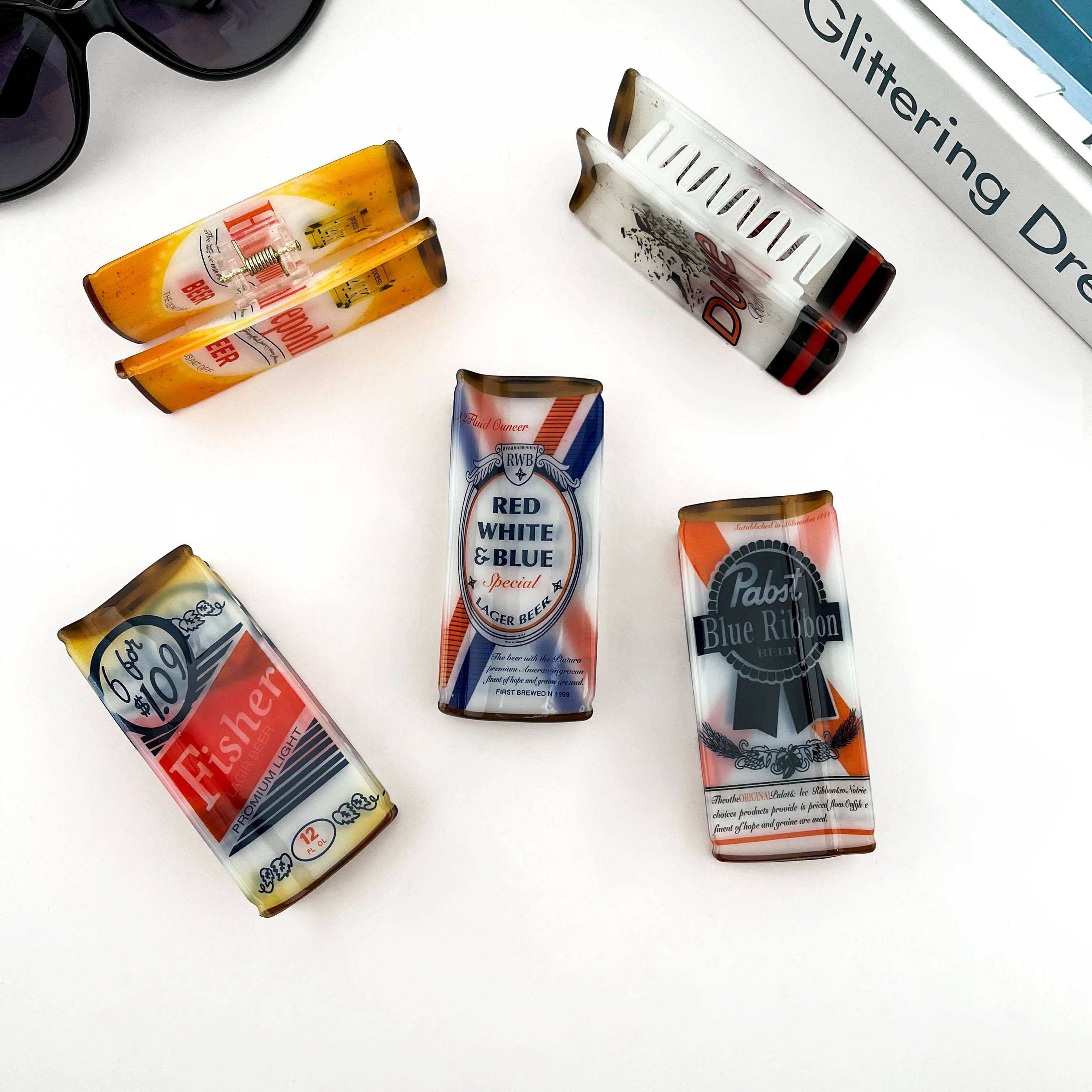 SoapElenGlen – wholesale Hair clip – Women’s – Beer Can Hair Claw Clip, Funny Drink-Inspired Hair Clip9