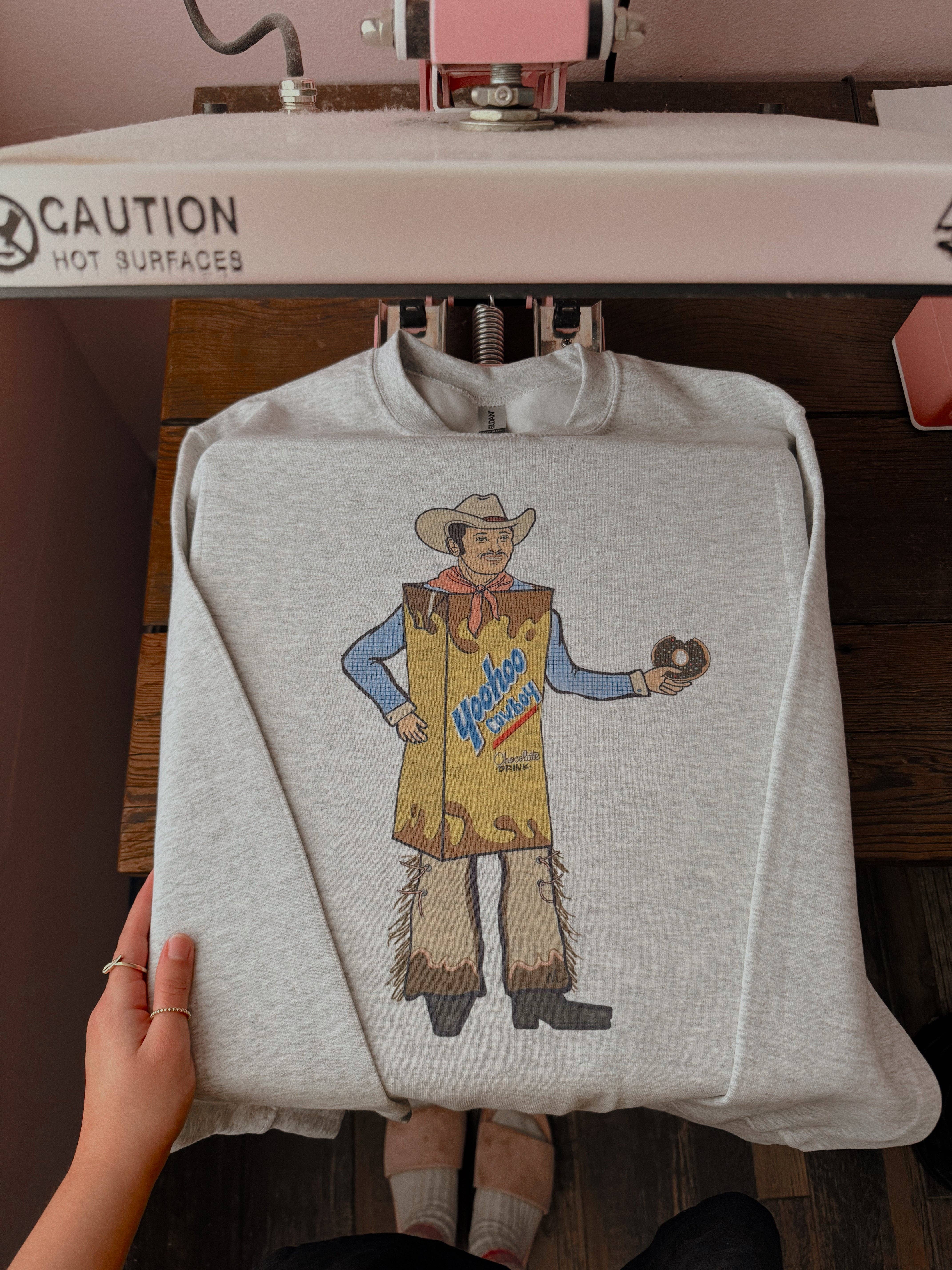 Western Vintage Babe - Wholesale Sweatshirt - Unisex - YOO-HOO COWBOY2