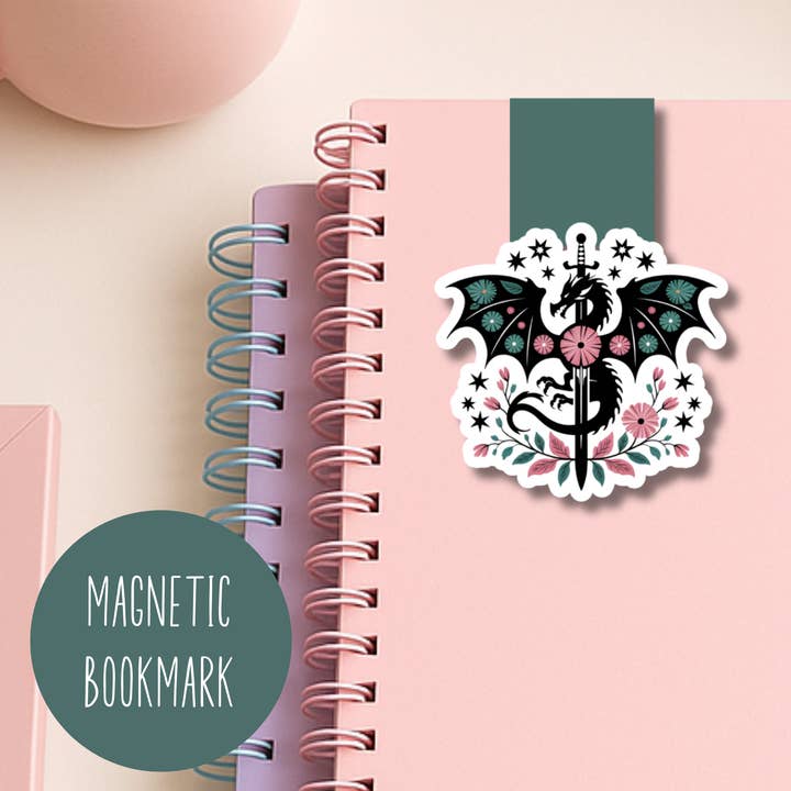 Romantasy Drachen Magnetlesezeichen für den Großhandel von Auburn Row Design