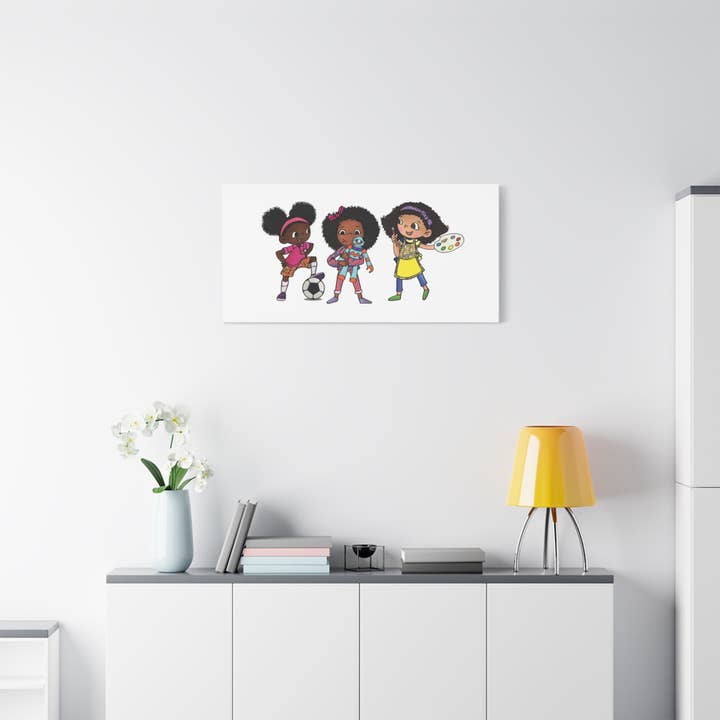 Ikuzi Dolls - Wholesale Art Print - Kids & Baby - Kids' Canvas Wall Art - Playful Characters for Creative Spaces109
