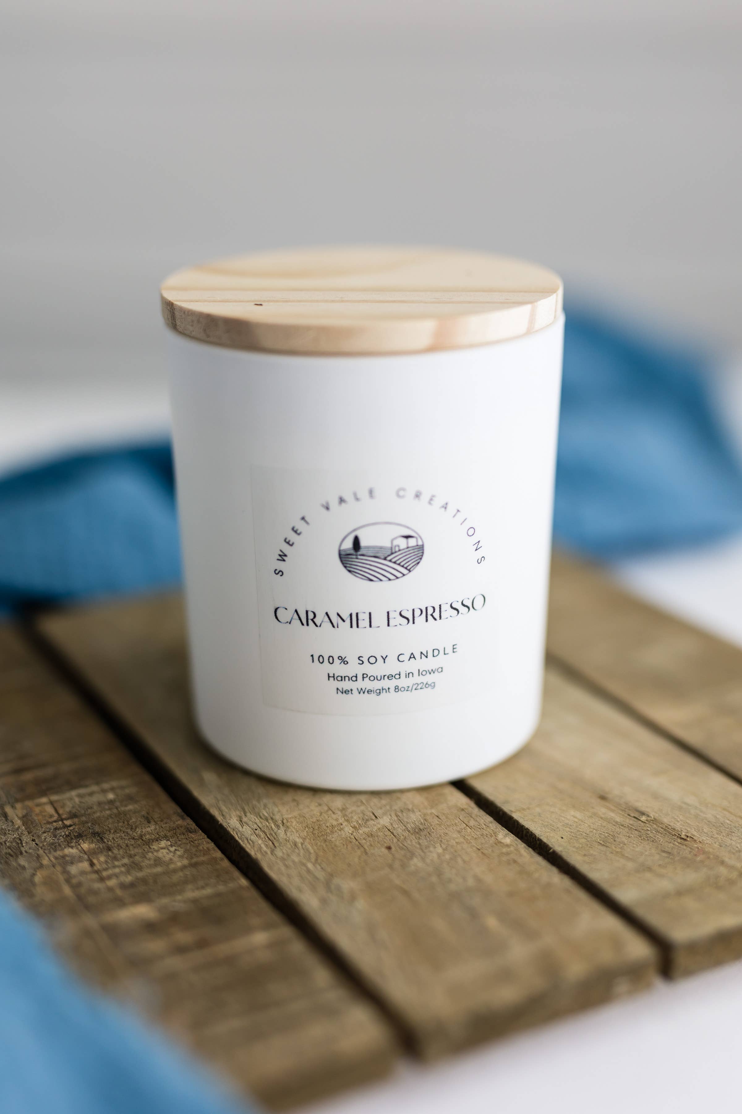 Sweet Vale Creations - Wholesale Jar/Filled Candle - Caramel Espresso Soy Candle1