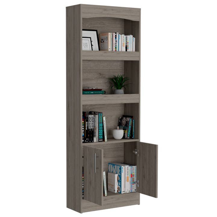 Treevol Furniture - Wholesale Bookcase - Bookcase Denver, Office, Light Gray