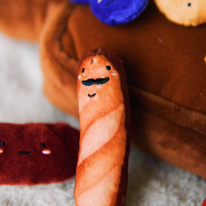 Woof & Co. - Wholesale Pet Plush Toy - Dog - Barkuterie Board Multipiece Pet Plush Toy Ecofriendly5