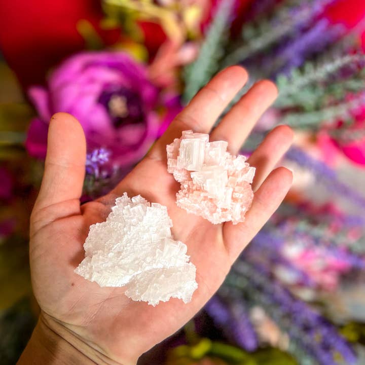 Mandala Gems – wholesale Andlig sten/kristall – Rå rosa halit, grossistkristallprover