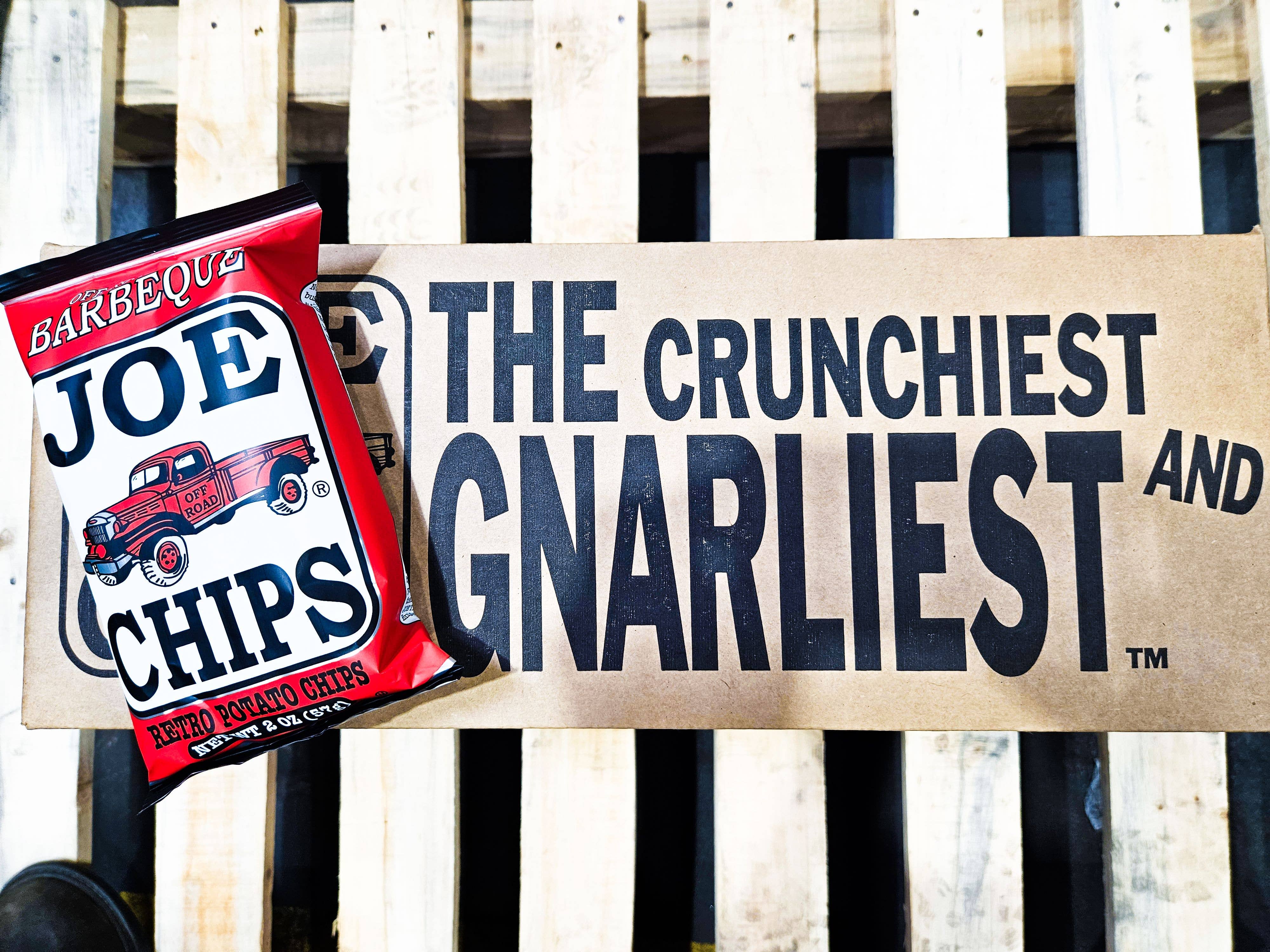 Joe Tea & Joe Chips - Wholesale Chips - Barbeque  - Kettle Chips (2 oz. Bags)1