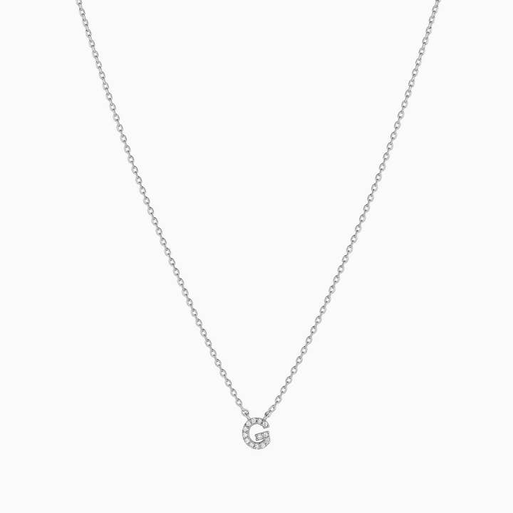 Bearfruit Jewelry - Wholesale Pendant/Charm Necklace - Crystal Initial Necklace34