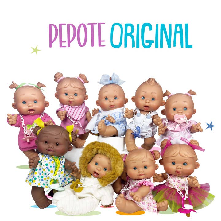 Nines Artesanals d'Onil Dolls - Wholesale Doll - Kids - ORIGINAL PEPOTE DOLL 8 UNITS