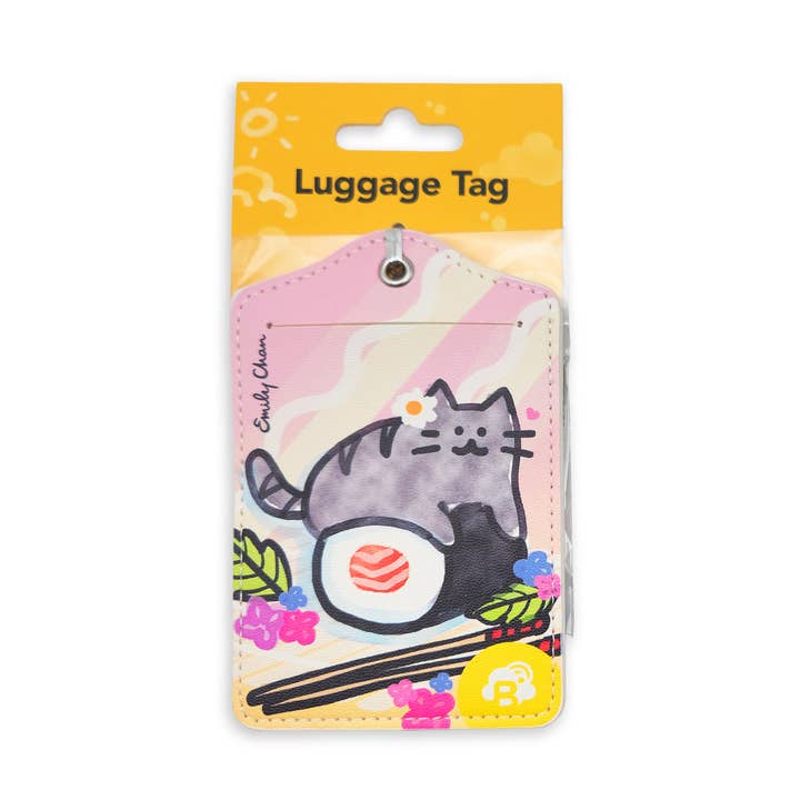 Cat Maki Luggage Tag for wholesale by Brightspot Design