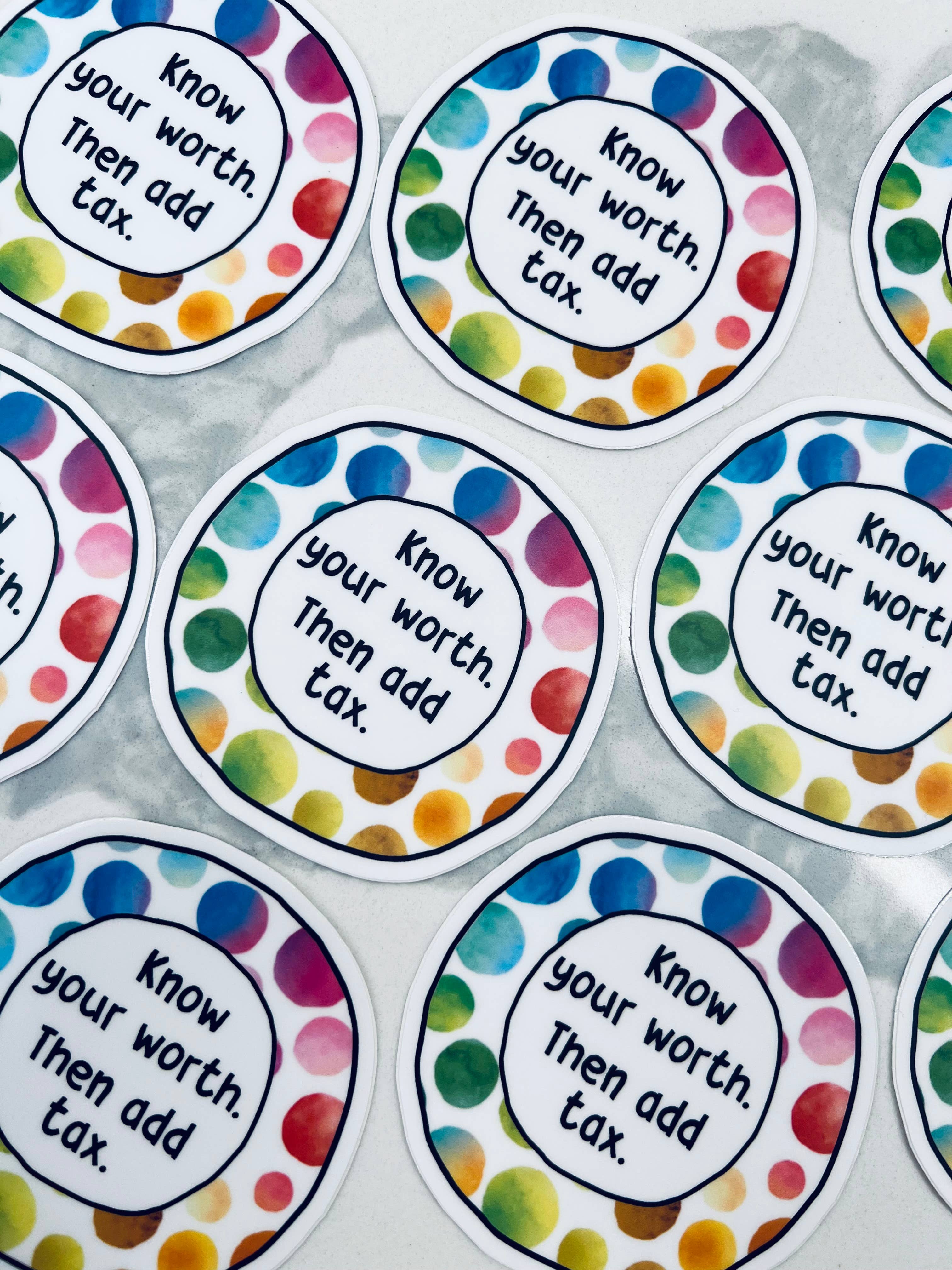 ellembee gift - Venta al por mayor Pegatina - Sepa lo que vale, luego agregue pegatinas fiscales para portátiles con dichos1