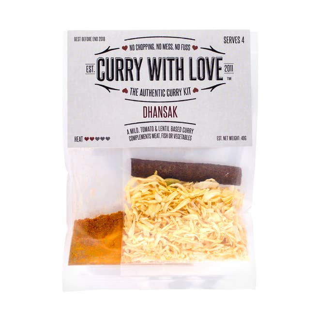 Kit Dhansak Curry - Calore moderato per la vendita all'ingrosso da parte di Curry with Love