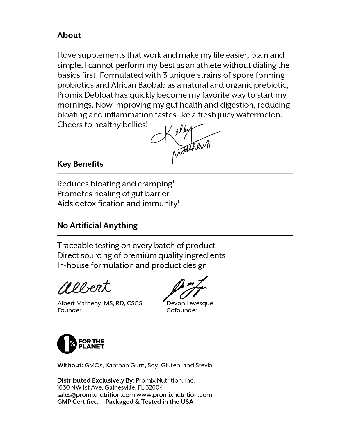 Promix - Wholesale Oral Supplement/Vitamin - Fresh Watermelon Debloat: Prebiotic + Probiotic6