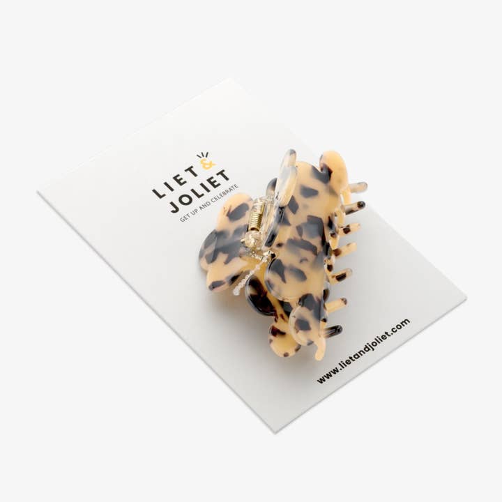 Hair clip J25512MIX03 Beige for wholesale by Liet&Joliet