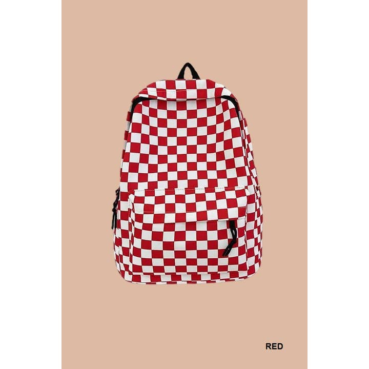 Vanilla Monkey - Wholesale Backpack – Women's - Trendy Checkered Backpack2