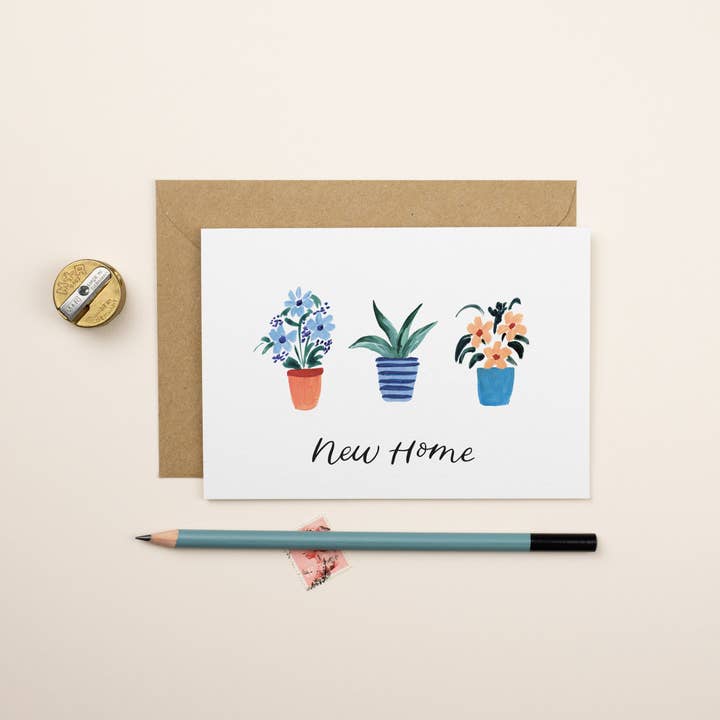 Carte Plant Pots pour la vente par Elizabeth Mugridge