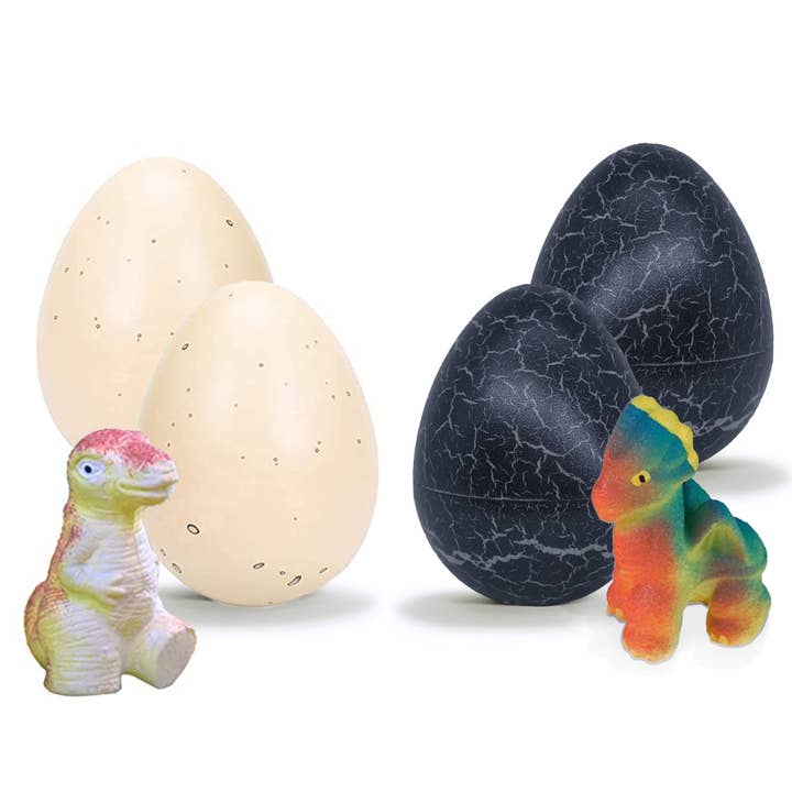 EAST AVENUE - Wholesale Toy Set - Kids - Hatch Dino/Black Dragon Egg Toy 4 Pack