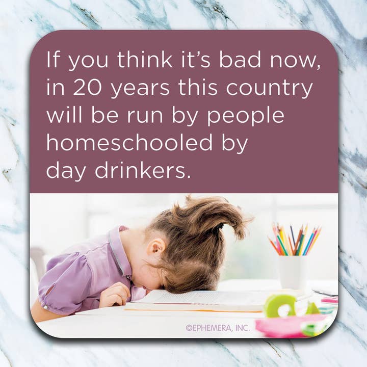 Dessous de verre à la maison par les buveurs de jour pour la vente par High Cotton Gifts