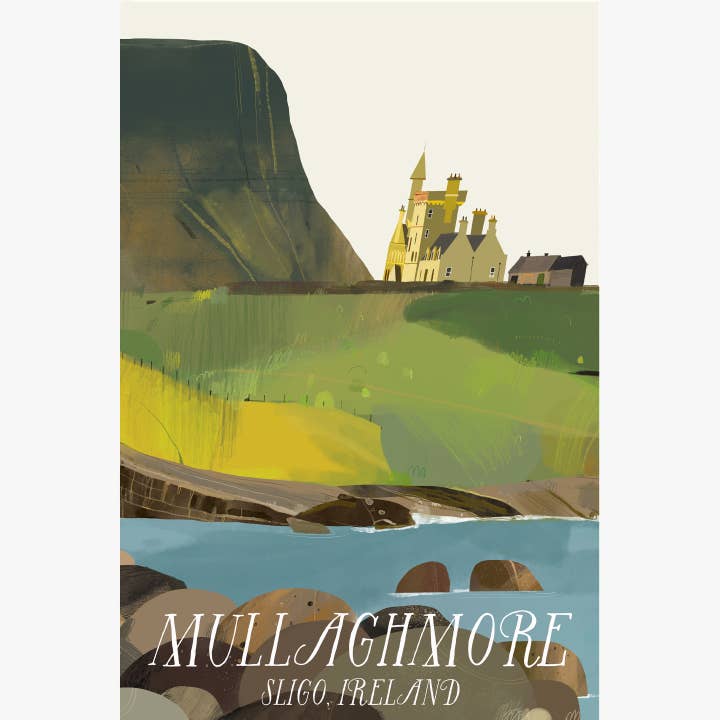 Mullaghmore, CassieBawn, Benbulben, Sligo, Art Print for wholesale by Conor Langton Art