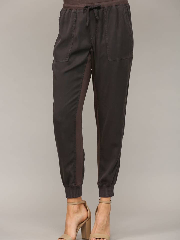 Maven West - Wholesale Lounge Sweatpants/Joggers - Women's - MIXED MEDIA DRAWSTRING JOGGER7