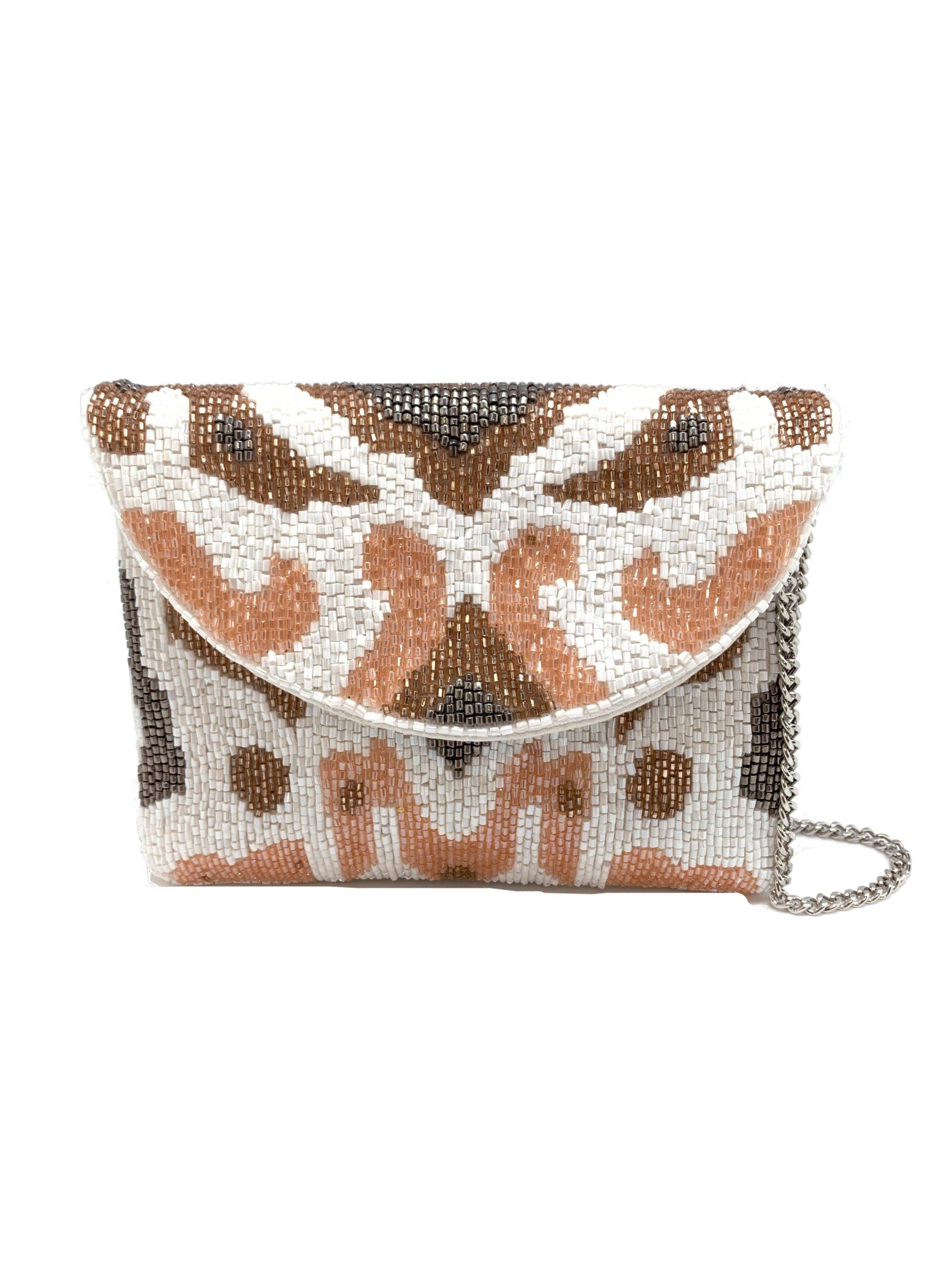Pizzazz, Inc. - Wholesale Clutch Bag - Women's - IKAT PRINT MINI CLUTCH
