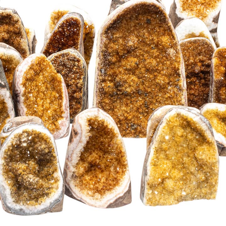 Quasar Gems USA - Wholesale Spiritual Stone/Crystal - Citrine Cut Base Standing1