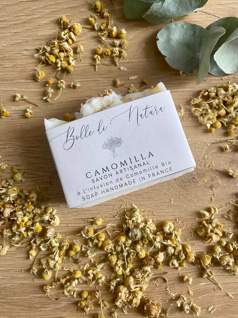 Bolle di Natura - Wholesale Bar Soap - Camomilla Savon - Chamomile Infusion & Shea Butter Soap