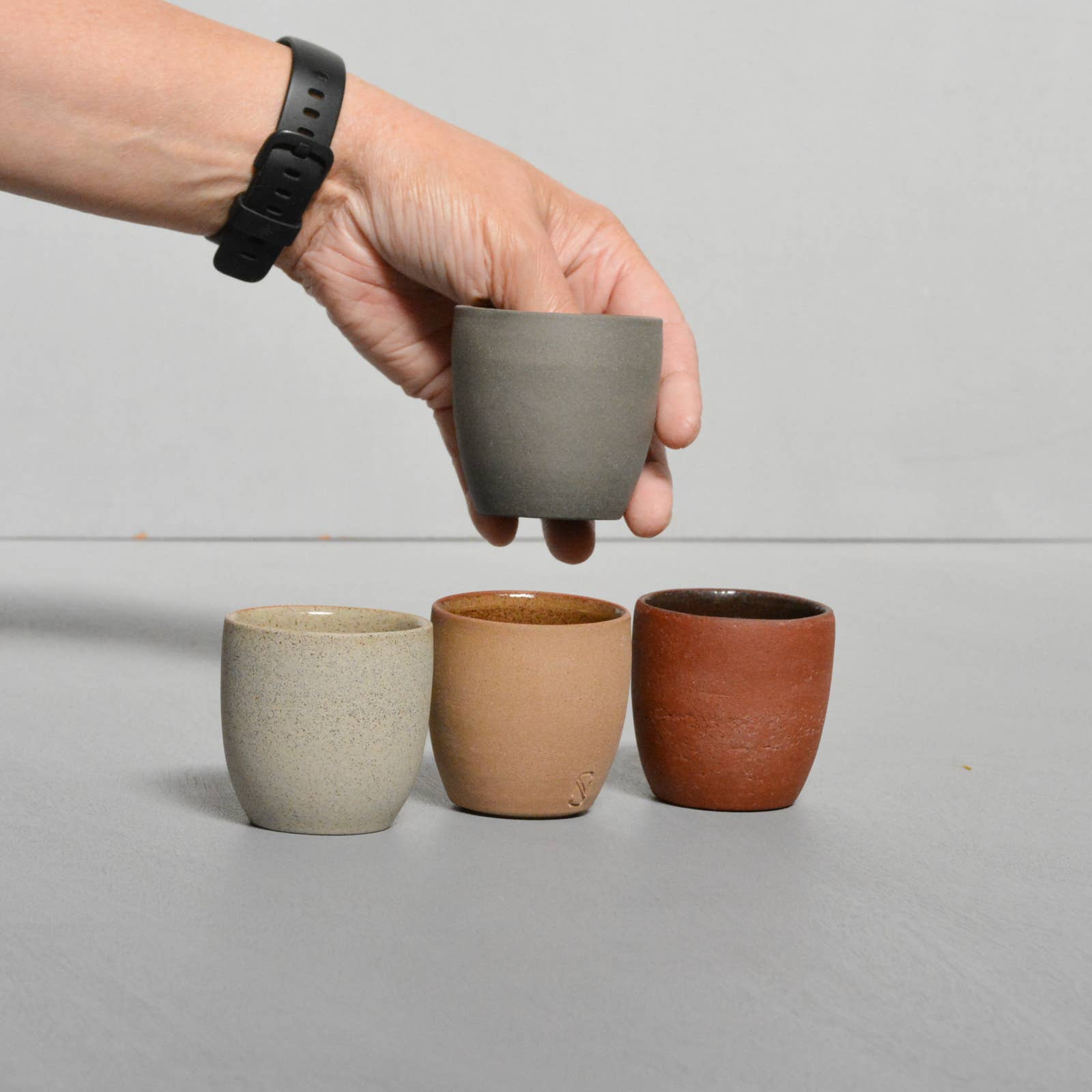 Noot ~Swart - Wholesale Coffee/Tea Cup - N+S Barista Espresso/Coffee cup 80ml/150ml - Set 4 colors.3