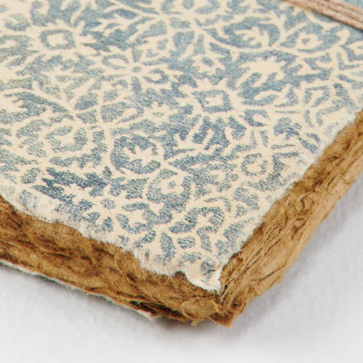 Primitives by Kathy - Wholesale Stationery/Notecard Set - Indigo Scroll Journal