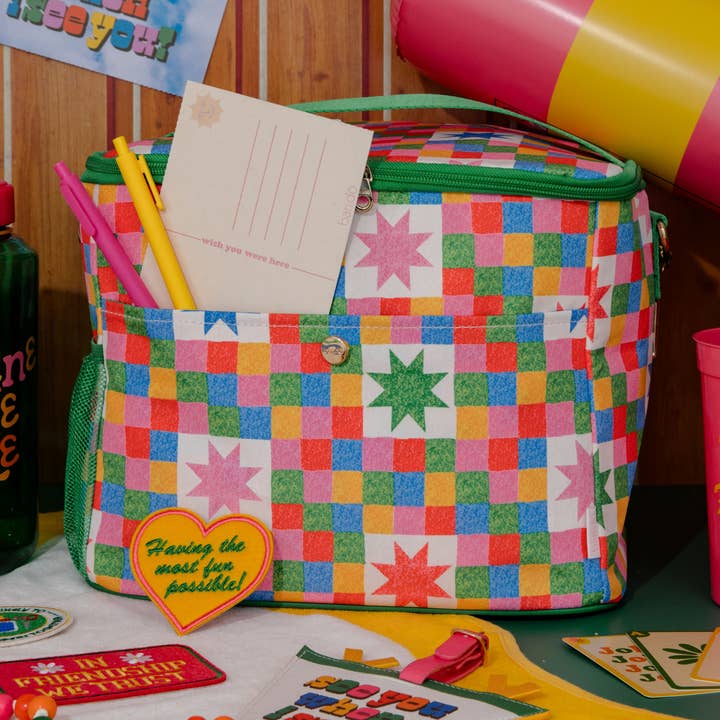 Ban.do - Wholesale Cooler/Cooler Bag - Cooler Bag, Checker Stars