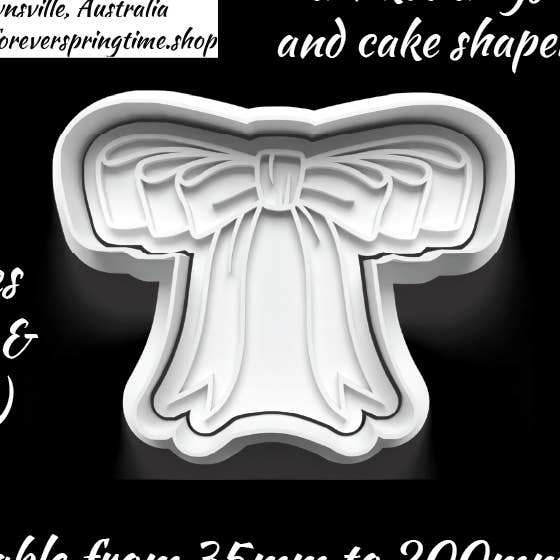 JULBÅGE (d) Skärare och präglingsstämpel: Konst, bakning, hantverk för wholesale av Forever Springtime