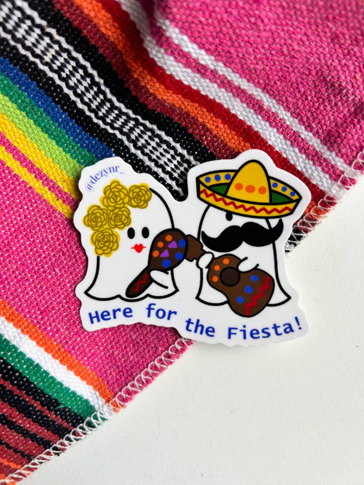 Sticker Mariachi Ghost voor wholesale door Dezynr Shop