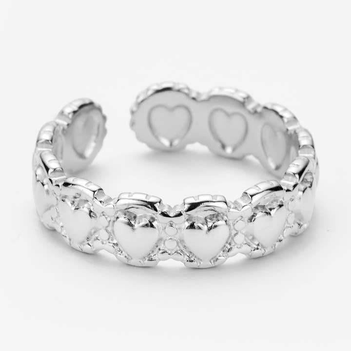 Anello Jetta color argento per la vendita all'ingrosso da parte di Liet&Joliet