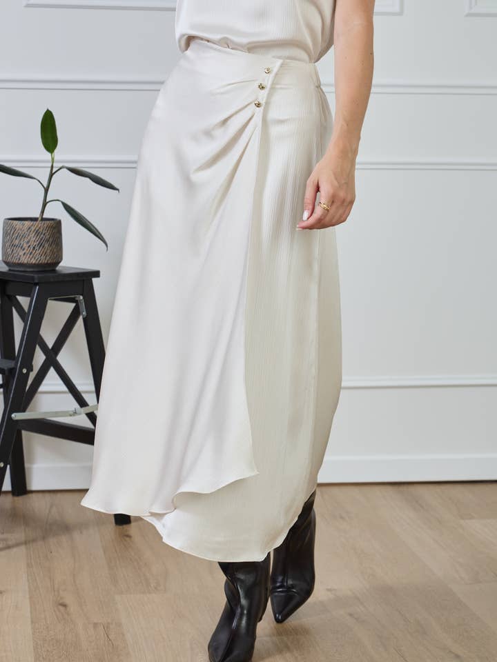 LULUMARY - Vendita all'ingrosso Gonna - Donna - Gonna lunga fluida SK86327