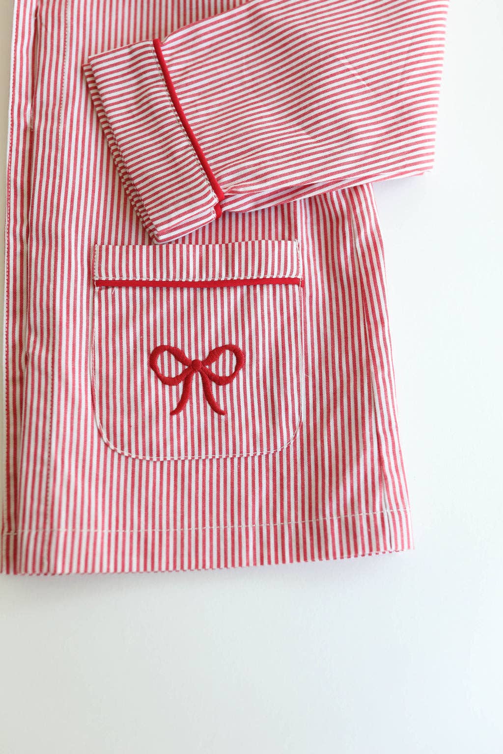 Petite Moss - Wholesale Sleepwear Set - Kids - Joyeux Noël Pajama Set wtih Bow6