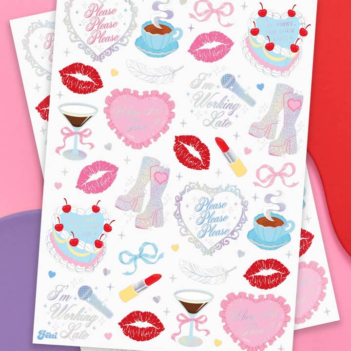 xo, Fetti - Wholesale Temporary Tattoo - Short & Sweet Tats - 54 temporary tattoos, Sabrina, cherry1