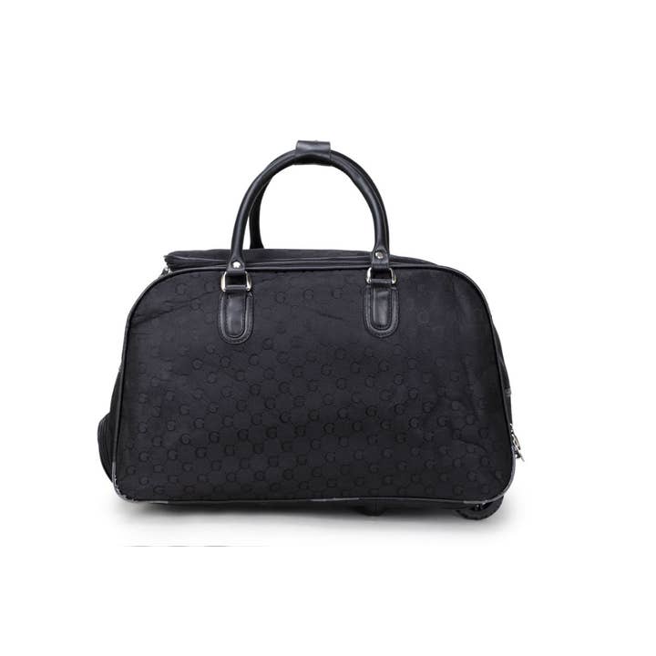 Papaya Fashion Ltd - Vente Valises - Sac de voyage cabine à roulettes Holdall-120-G-2-S avec motif de lettre G1