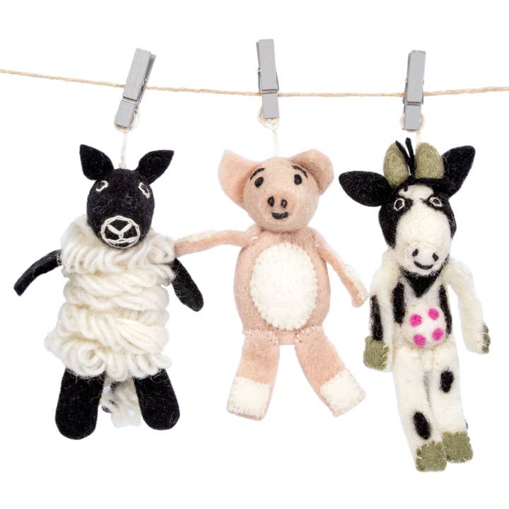 dZi Handmade - Wholesale Ornament - Sheep Wild Woolie3