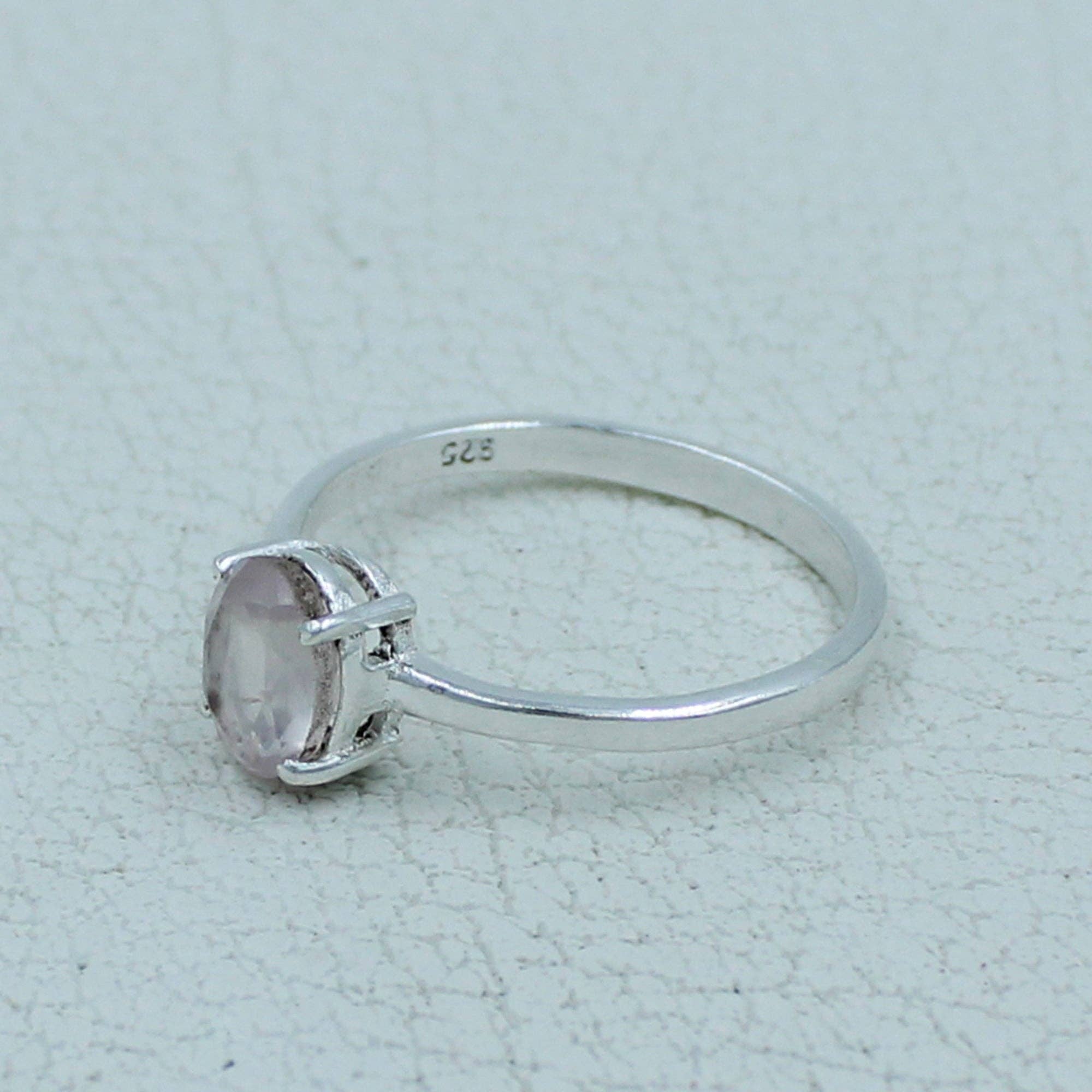 Silvex Jewelry – wholesale Single stone/solitaire ring – Garnet Minimalist Ring 925 Silver Birthstone Gift Jewelry7