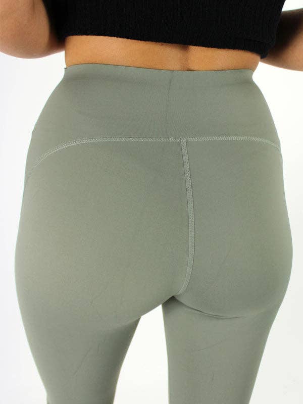 Leggings sportivi Army per la vendita all'ingrosso da parte di Comfy Musthaves