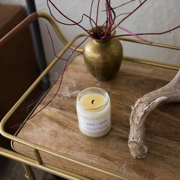 Wax and Wane Candles - Wholesale Jar/filled candle - Twig + Moss Modern Soy Candle9