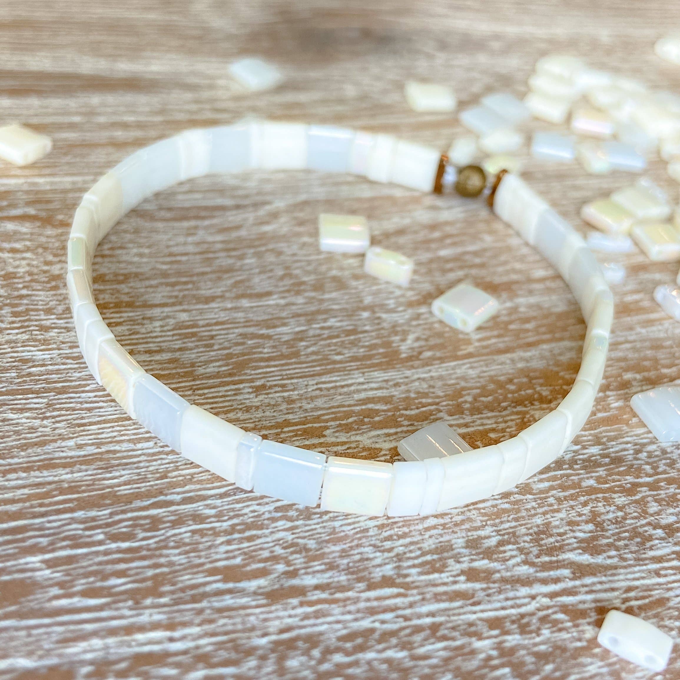 Libbies Bracelets - Wholesale Beaded Bracelet - Pearls Tila Glass Beads Beaded Bracelet2