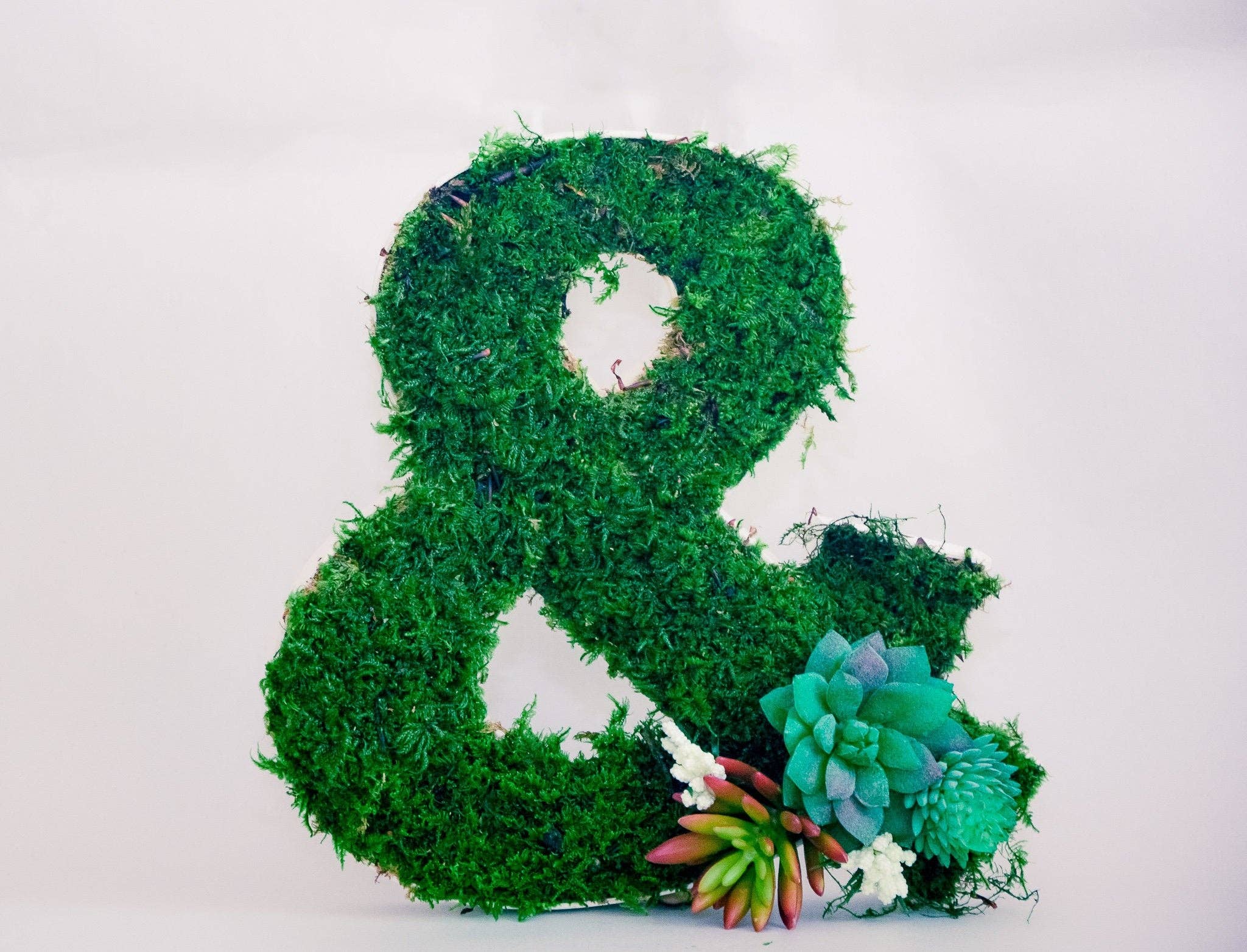 Rishstudio - Wholesale Decorative tabletop object - Moss Letters, Custom Moss Letters, Personalised wedding Letters, Moss Art, Moss Logo,Wedding letters,wooden Letters,Christmas Gifts for her,7